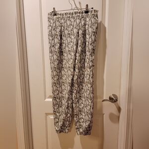 TOPSHOP Bamboo Print Pants Size US 6